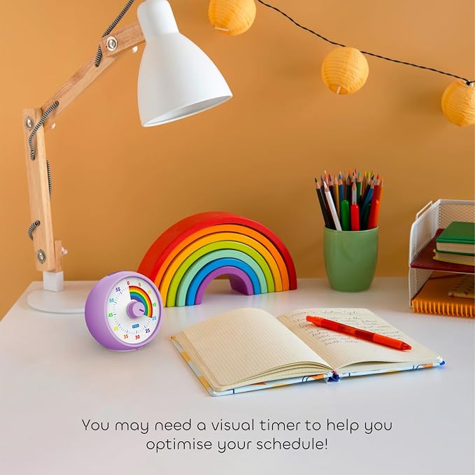 Visual Timer for Kids, 60-Minute Countdown for Classroom Office Kitchen - Image 4