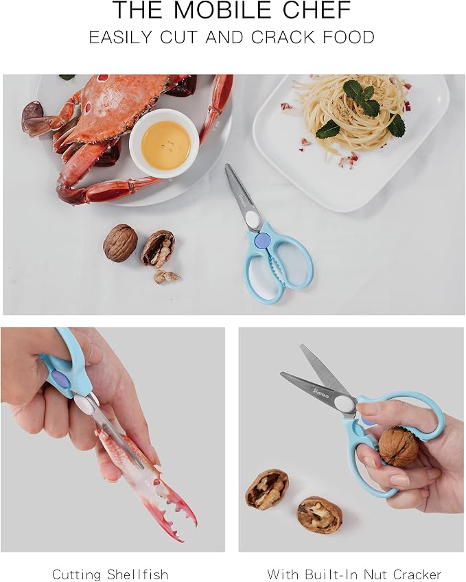Simba Premium Portable Safety Food Scissors - Image 8