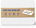 Quick Dry Stone Drying Mat for Kitchen Counter, Water-Absorbent Diatomaceous by PlentioLLC