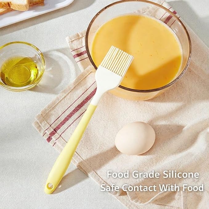 3-Piece Baking Tools Set with Silicone Spatulas, Stainless Steel Whisks & - Image 4