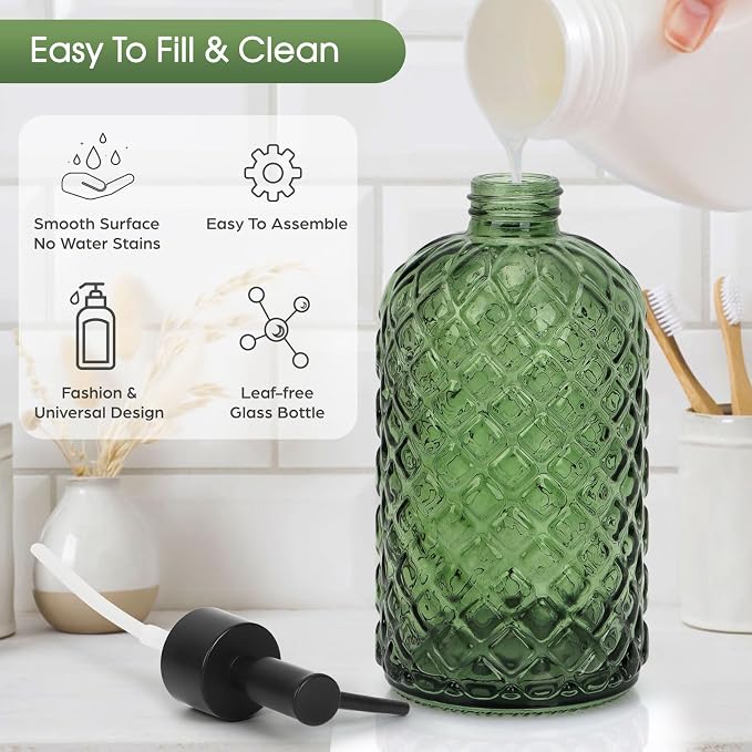Topsky Gem Glass Soap Dispenser - Image 3