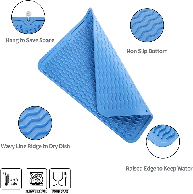 MicoYang Silicone Dish Drying Mat - Image 3