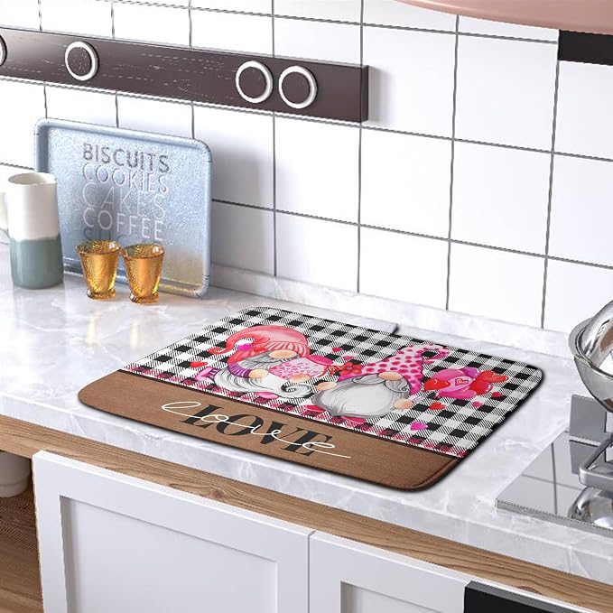 Valentine's Day Dish Drying Mats - Image 5