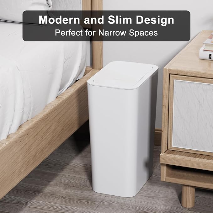 N. NETDOT 3 Pack 3 Gallon Small Trash Can - Image 4