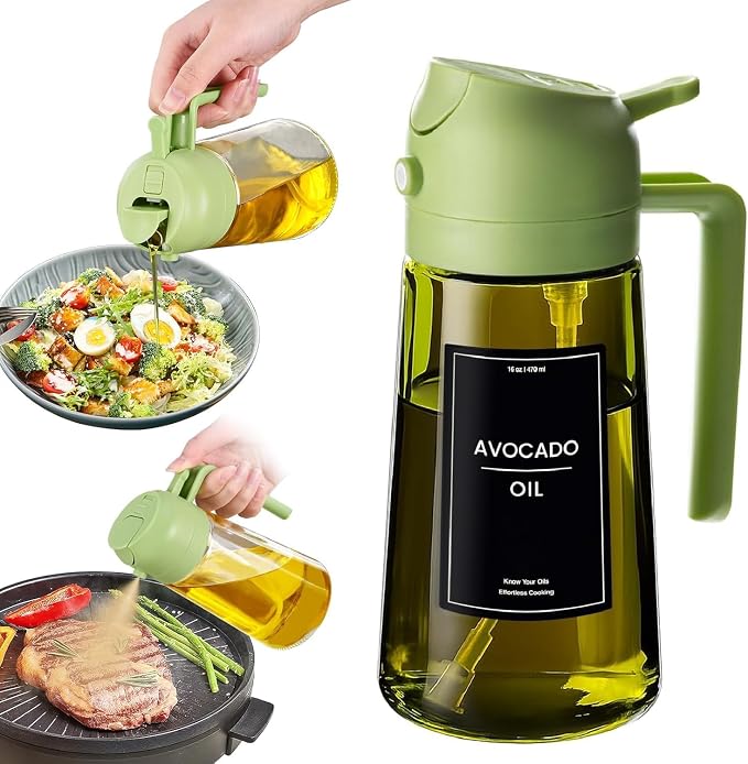 16oz/470ml Glass Olive Oil Sprayer by XBllcyiv