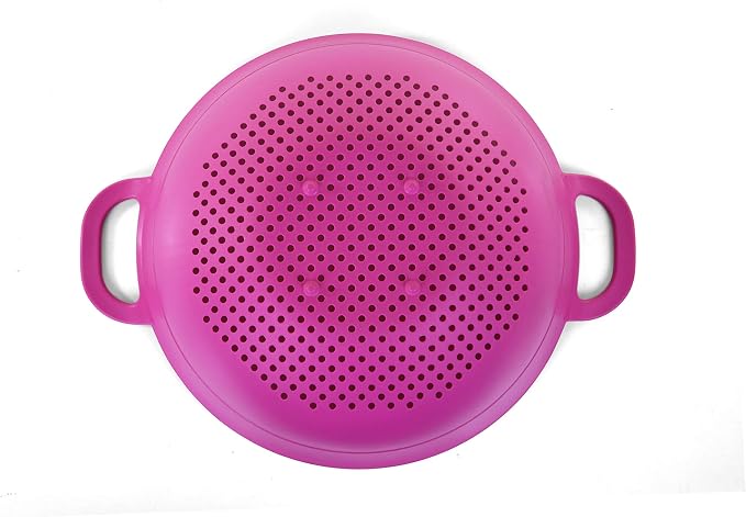 Mintra Home Plastic Strainer Colanders Set: 3, 3.5 and 5 Quart Double Strong - Image 5