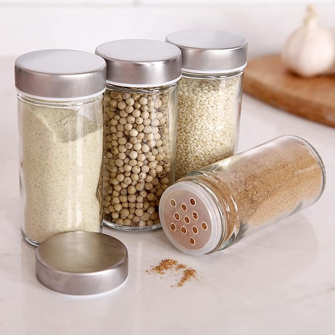 Tianifa 6 Pcs Glass Spice Jars/Bottles - Image 5