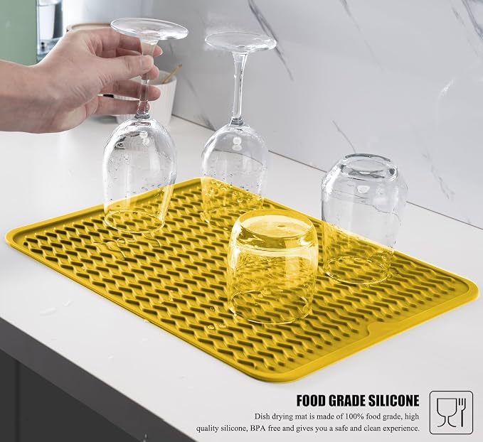 Silicone Dish Drying Mat for Multiple Usage, Easy clean, Eco-friendly, - Image 5