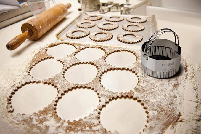 HULISEN Biscuit Cutter Set, Round Cookies Cutter - Image 4