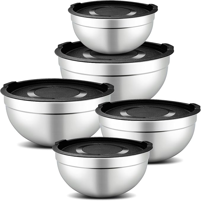 hunnycook 5 Piece Mixing Bowl Set by Dedicatedtoenhancingyourdiningexperience