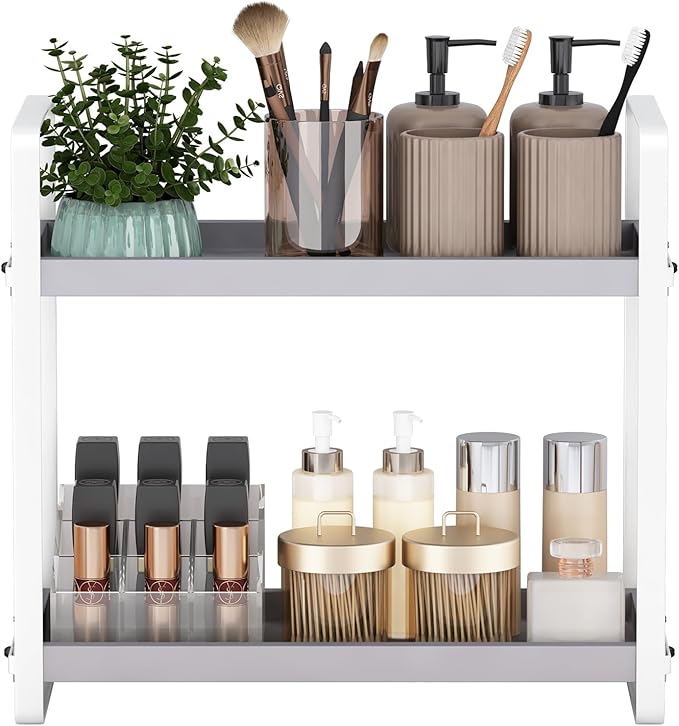 HNRLOY Bathroom Counter Organizer, Bathroom Countertop Organizer, Counter Shelf by Unknown