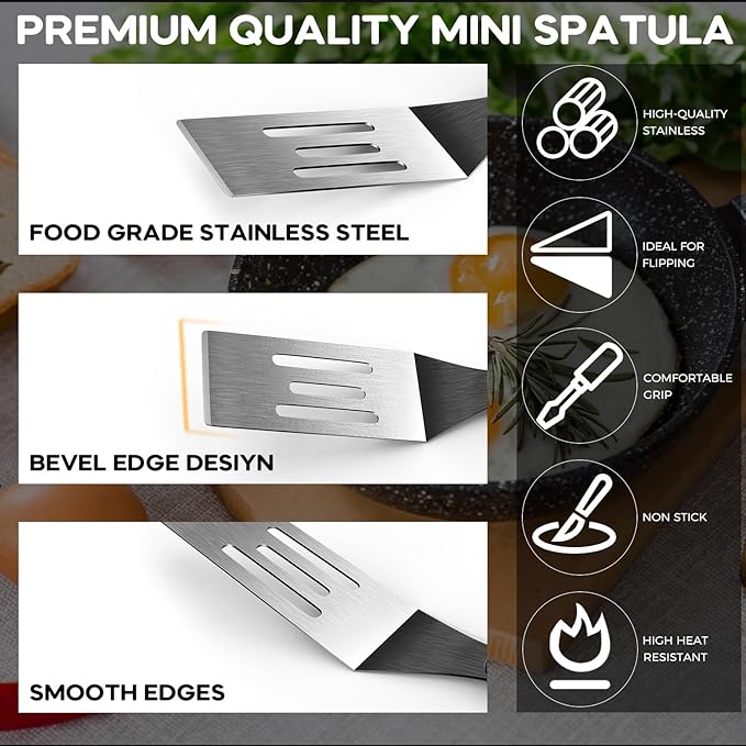 Small Spatula 2 PCS, Mini Serving Spatula - Image 2
