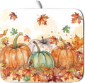 Fall Dish Drying Mat for Kitchen Counter 16×18 Inch Orange Pumpkin Drainer Pad by Unknown