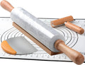 18.5 inches Marble Rolling Pin, Large Non-Stick Dough Roller, by aisiming