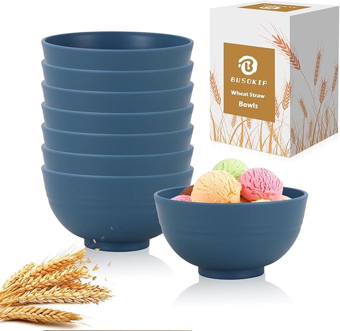 Wheat Straw Bowl 10 OZ by BUSOKIP