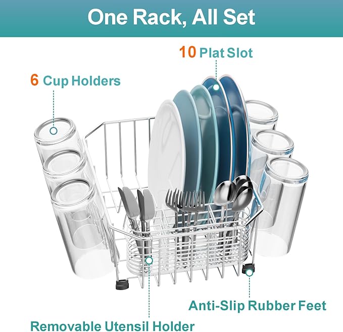 GSlife Mini in Sink Dish Drying Rack - Image 4