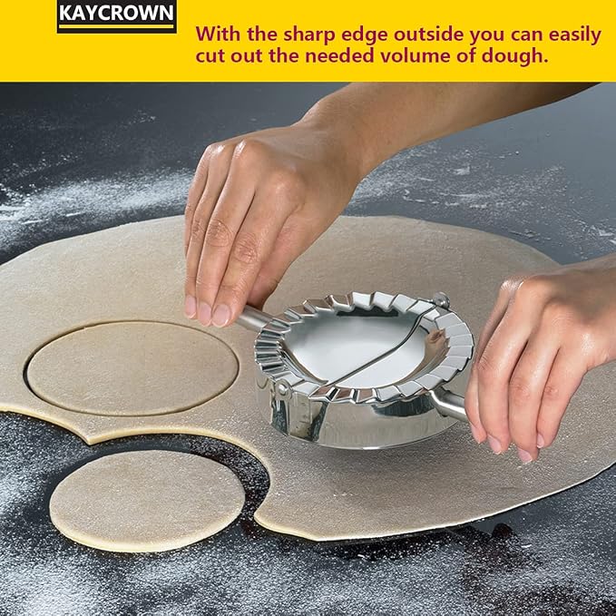 Best Utensils Stainless Steel Ravioli Mould Pierogi Dumpling Maker Wrapper - Image 6