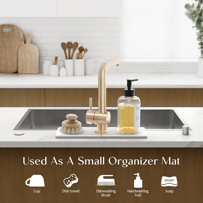 eormoe Faucet Mat for Kitchen Sink - Image 5