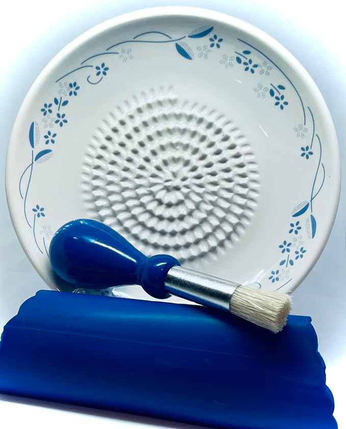 BonCera, All-in-one Premium Ceramic Garlic Grater Plate 4-Piece Set - Image 4