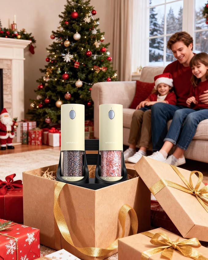 Electric Salt and Pepper Grinder Set - Image 2