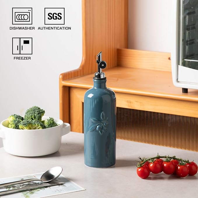 Sweejar Ceramic Olive Oil Dispenser Bottle - Image 2