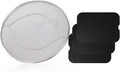 Replacement Splatter Shield and 3PCS Grill Mat by KINLYBO