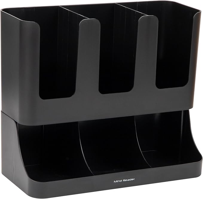 Mind Reader Cup and Condiment Station, 13 Inch Countertop Coffee Bar Organizer - Image 7