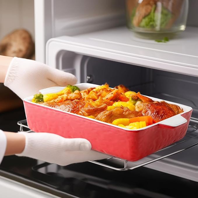 Casserole Dishes for Oven, Ceramic Baking Dishes, Lasagna Pan - Image 5
