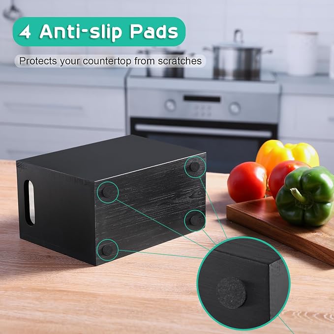 ALELION Black Utensil Holder for Kitchen Counter - Image 6