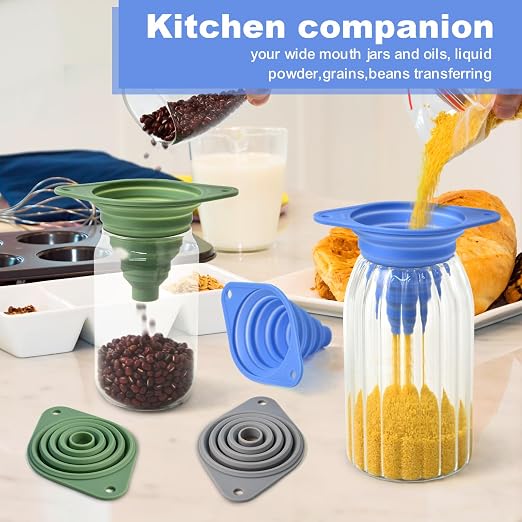 Kitchen Funnel Set 3 Pack, Funnels - Image 2