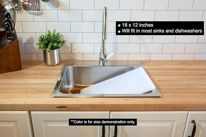 Thirteen Chefs Large 18 x 12 Yellow Cutting Board - Image 5