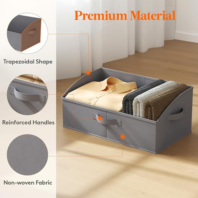 Lifewit Trapezoid Closet Storage Bins - Image 5