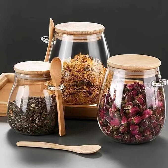 Airtight glass jar storage container - Image 3