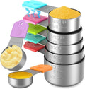 Magnetic Measuring Cups, 7 Stainless Steel Nesting Measuring Cup Set by Minteem-MeasuringCups