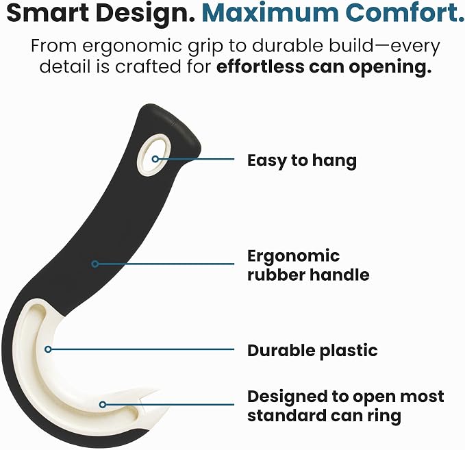Jokari Ring Pull Can Opener for Soda and Food Cans Arthritis Aid - Image 8