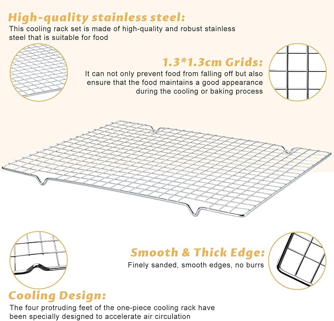 Baking Sheet with Cooling Racks - Image 4