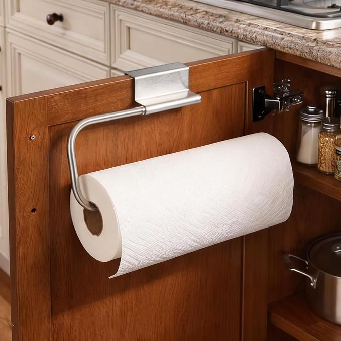 Over Cabinet Door Paper Towel Holder - Image 5