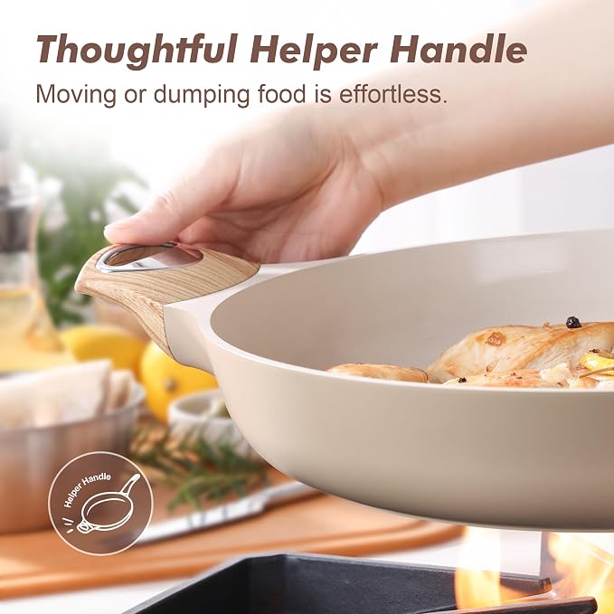 SENSARTE Ceramic Nonstick Frying Pan Skillet - Image 3