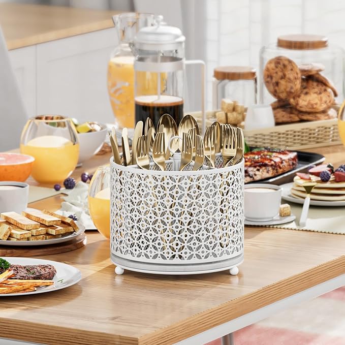 360° Rotating Kitchen Utensil Holder - Image 4