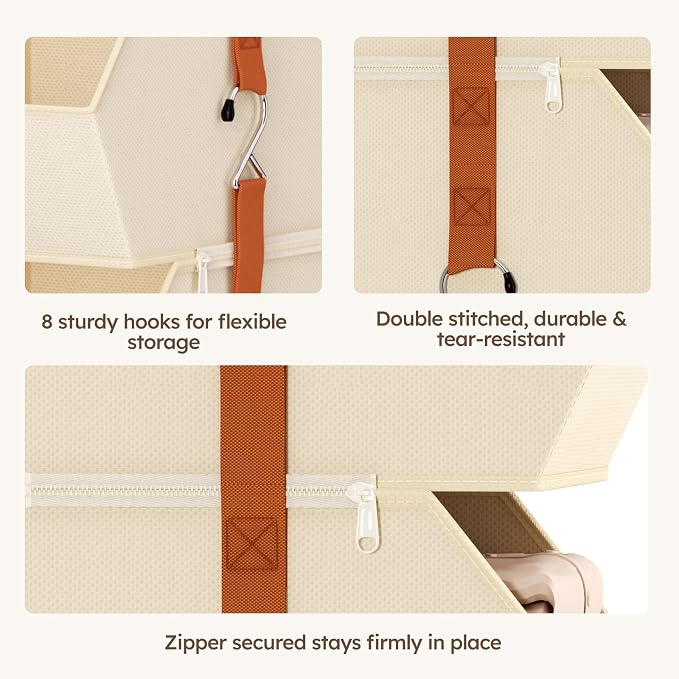 Homsorout Hanging Closet Organizer 4 Tier - Image 8