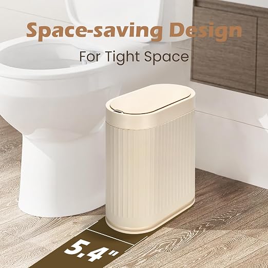 SYNCVIBE Bathroom Trash Can - Image 3
