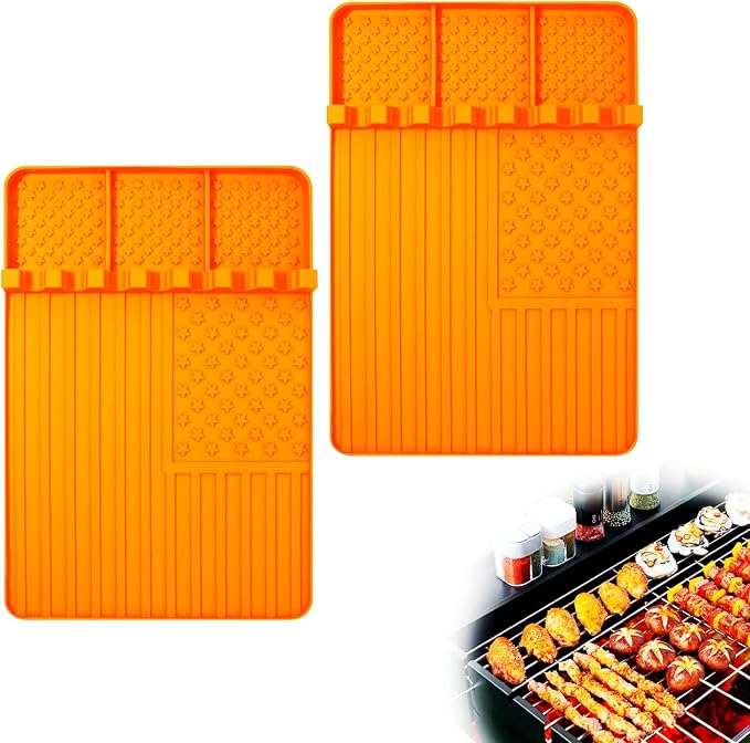2 PCS Silicone Grill Mat Compatible - Image 9