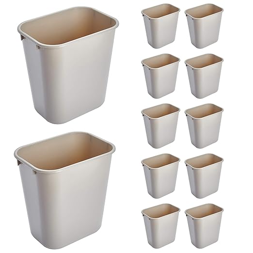 Rubbermaid Commercial Products Receptacle Wastebasket, 3.25-Gallon/13-Quart by RubbermaidCommercialProducts