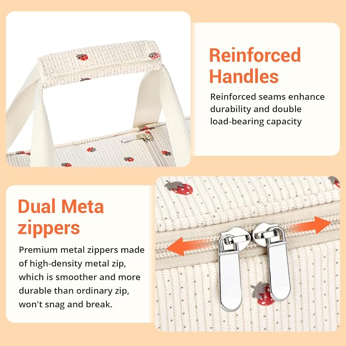 Insulated Casserole Carrier for Hot or Cold Food, Pie Carrier Bag Lunch Bag - Image 4