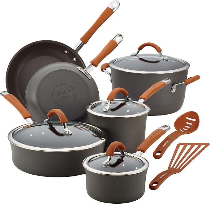 Rachael Ray Cucina Dishwasher Safe Hard Anodized Nonstick Cookware Pots and by RachaelRayKitchenware