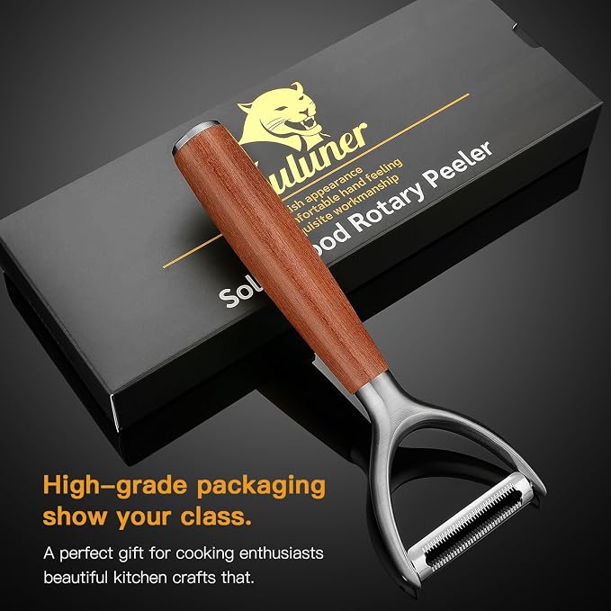 Premium high-end rosewood handle and 304 stainless steel serrated blade - Image 6