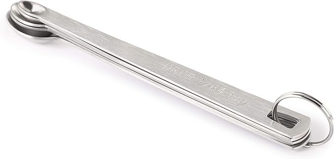 New Star Foodservice 42924 Stainless Steel Measuring Spoons Set - Image 2