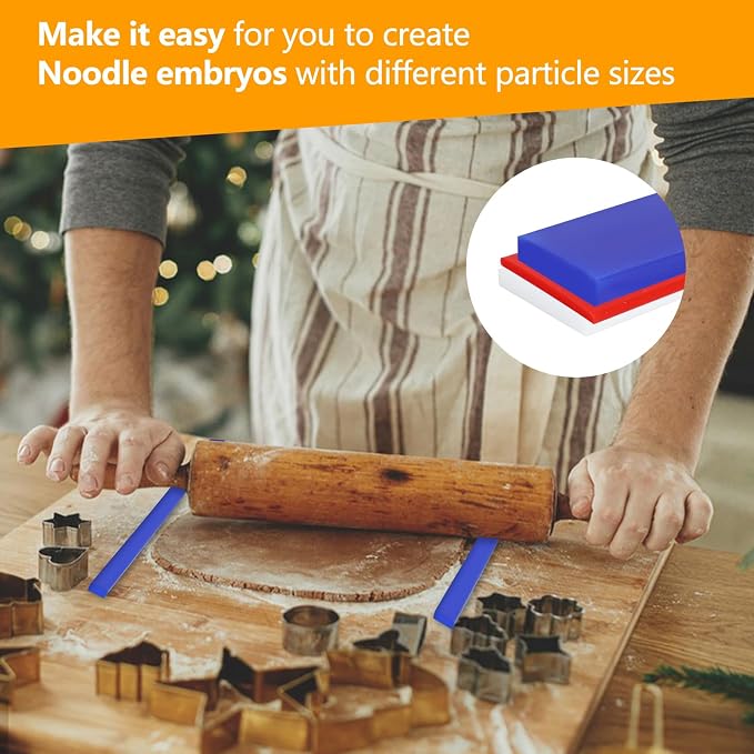 6Pcs Silicone Rolling Pin Guides - Image 3