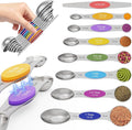Magnetic Measuring Spoons Set of 8 by Abtrino
