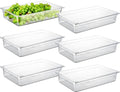 CURTA 6-Pack Full Size 4" Deep NSF Polycarbonate Food Pans | Dishwasher & by CURTA